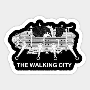 The Walking City Sticker